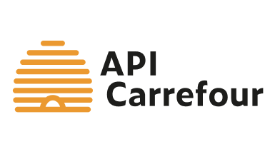 Logo API-Carrefour, plateforme d’échange entre apiculteurs et producteurs agricoles pour la pollinisation et la vente de reines.