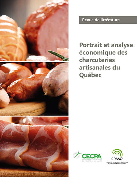 Portrait et analyse économique des charcuteries artisanales du Québec - Revue de littérature (PDF)