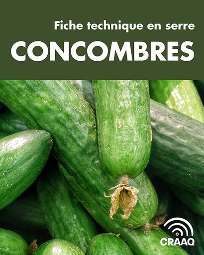 [PCUA0109-01PDF] Fiche technique en serre - Concombres (PDF)